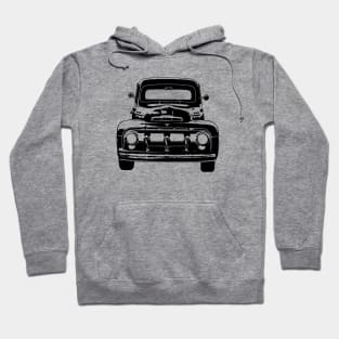 Classic F100 F1 Pickup Sketch Art Hoodie